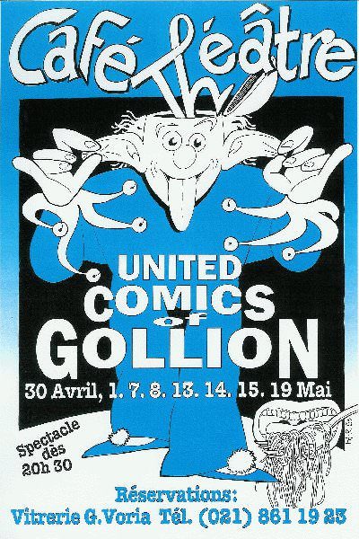 Affiche 1993 : United comics of Gollion