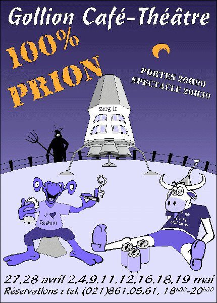 Affiche 2001 : 100% Prion