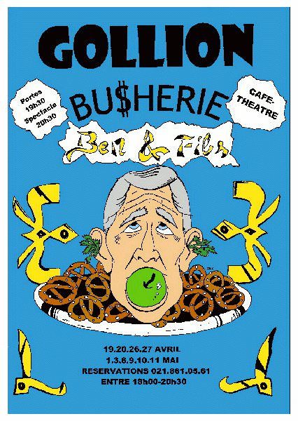 Affiche 2002 : Bu$herie Ben & fils