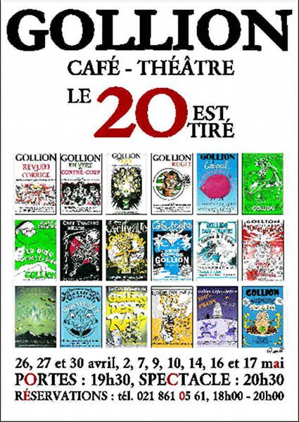 Affiche 2003 : Le 20 est tiré