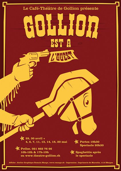 Affiche 2011 : Gollion est à l'Ouest