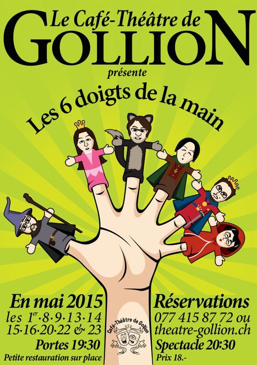 Affiche 2015 : Les 6 doigts de la main