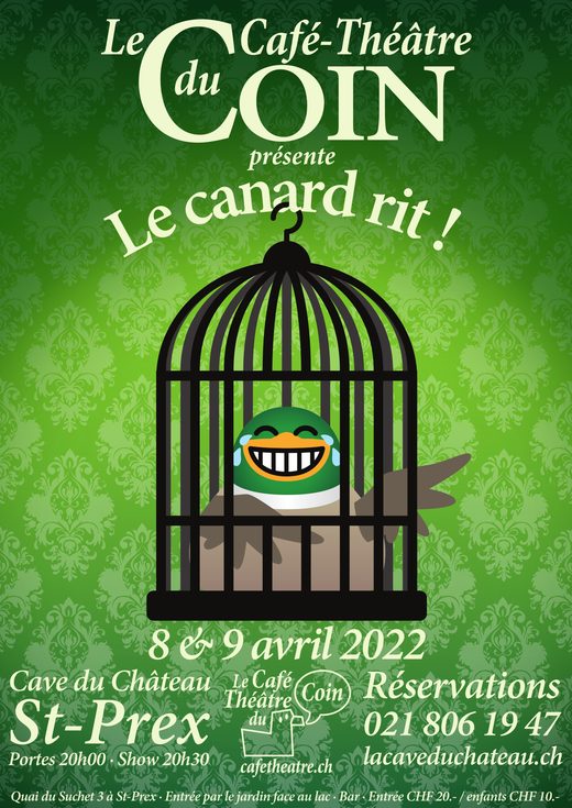 Affiche 2022 : Le canard rit !