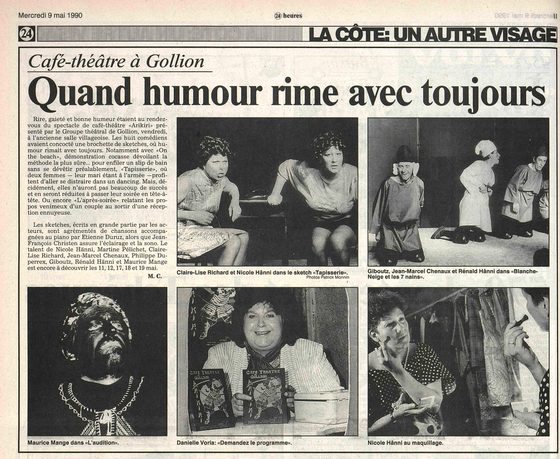 Coupure de presse : 24 Heures, 09.05.1990